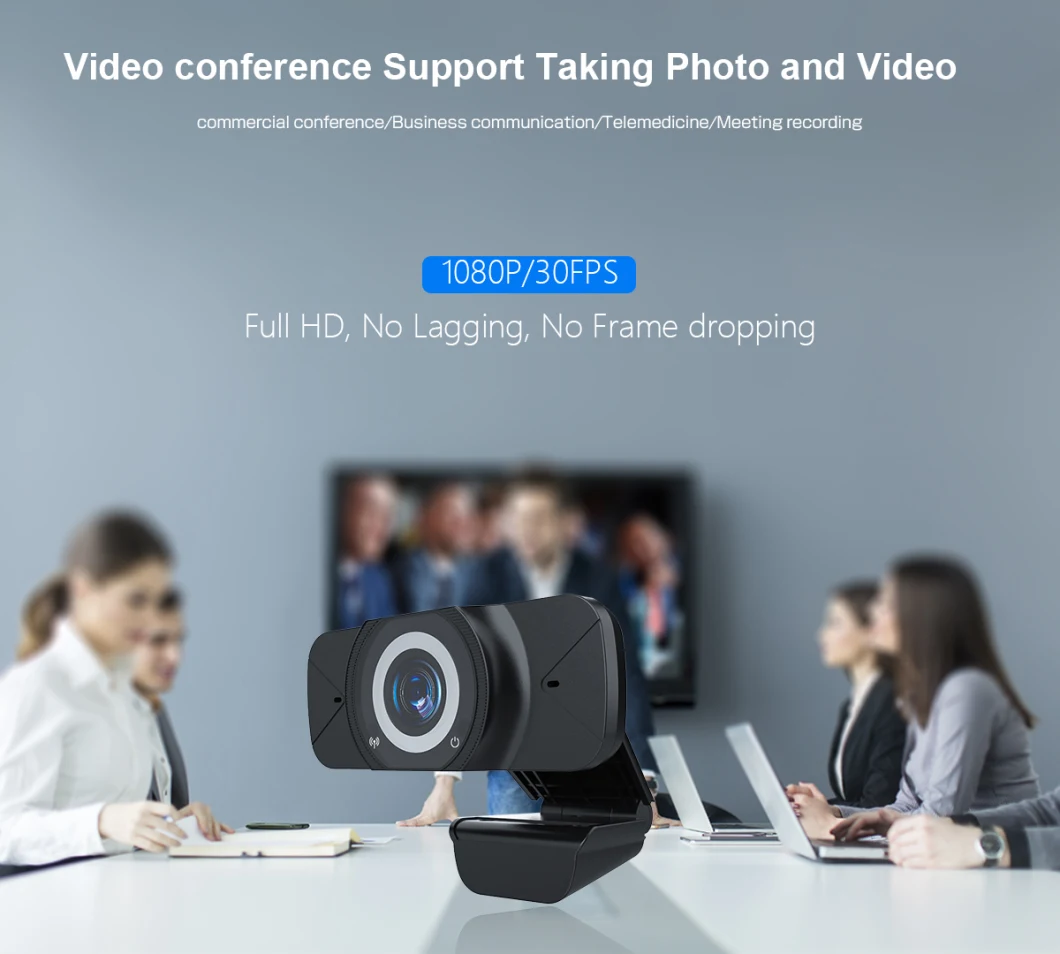 2020 Hot Sale Mini Webcam HD 1080P Laptop Webcam USB with Microphone Online Teching Conference Cameras