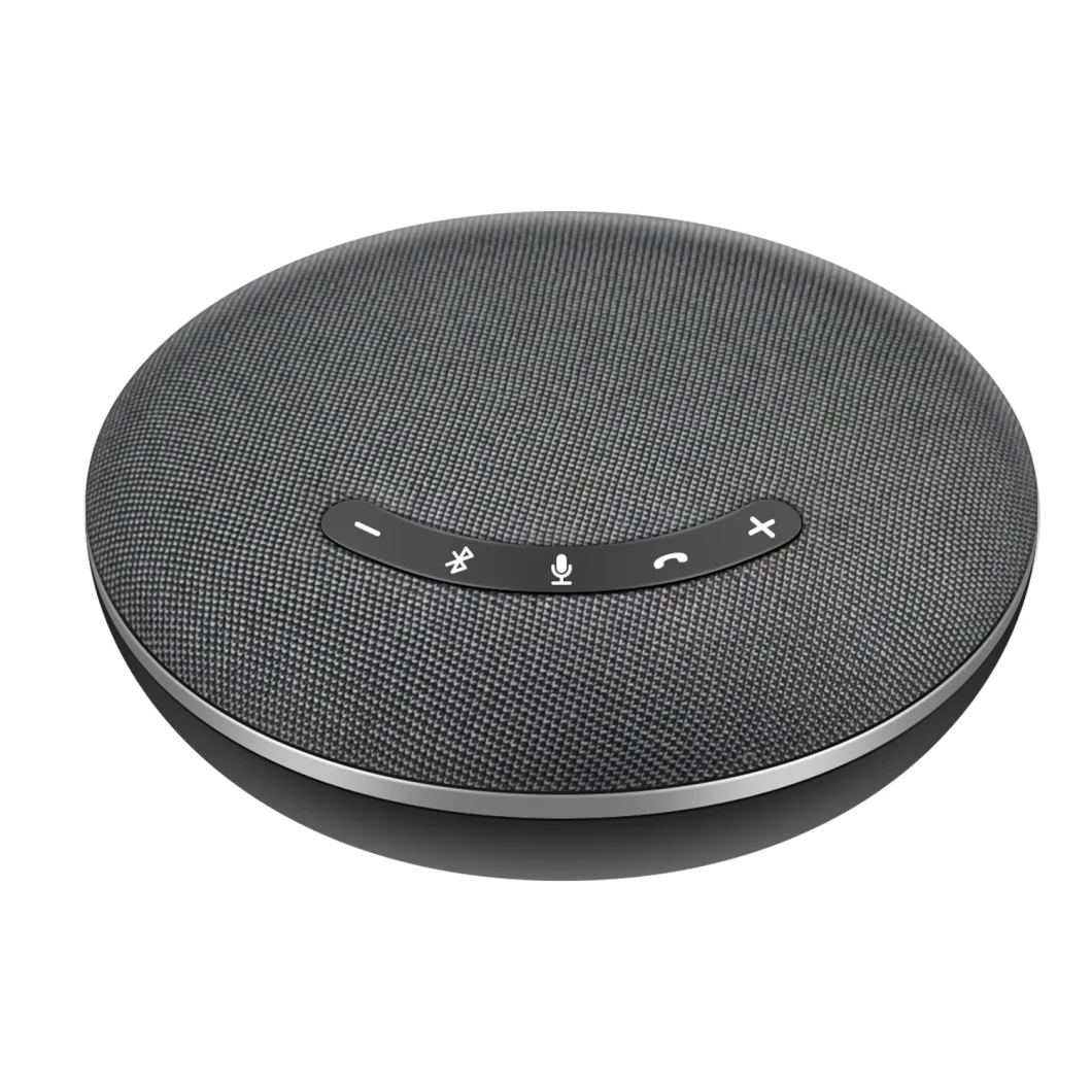 Conference Omnidirectional Microphone 360 Speakerphone USB Bluetooth 4 Microphones