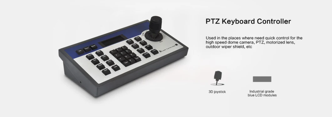 3D PTZ and Decoder Security Camera Keyboard Controller 4001et