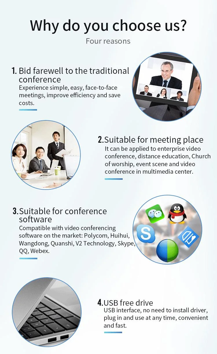 The Latest Video Conferencing System USB Conference Camera Video Conferencing Solution