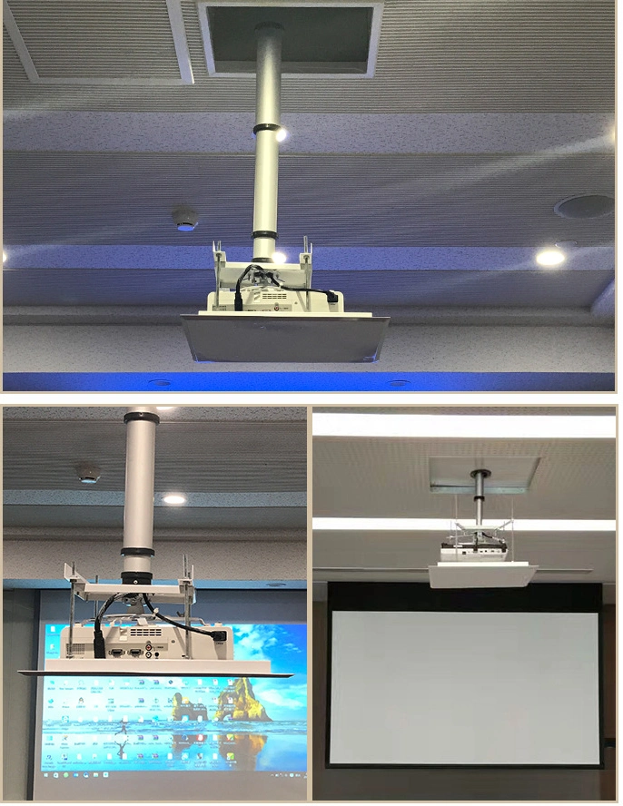 Telescopic Drop Ceiling Projector Camera Monitor Lift Kit