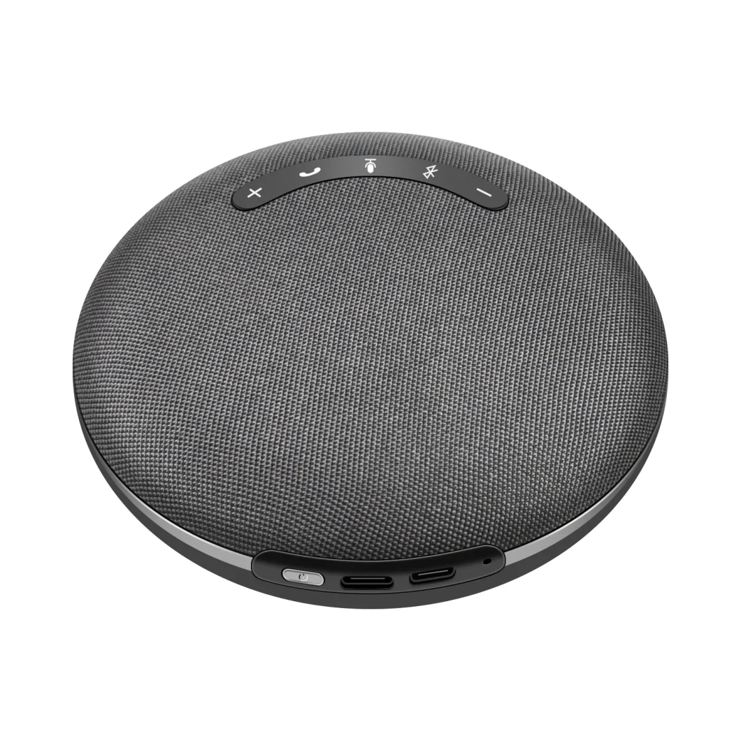 Conference Omnidirectional Microphone 360 Speakerphone USB Bluetooth 4 Microphones