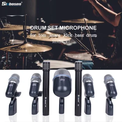 Kit microfono per batteria professionale a percussione PRO Audio con montaggio gratuito Q904-XLR