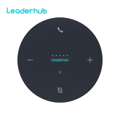 Leaderhub Riduzione del rumore Home Office Registrazione vocale a 360 gradi Altoparlante per conferenze Vivavoce USB